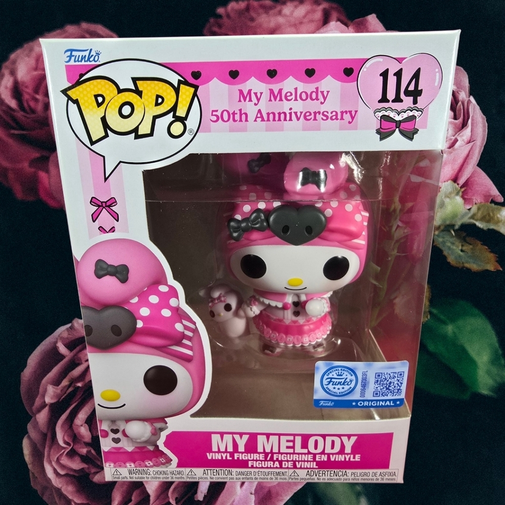 My Melody specialty series funko # 114 (nib) With Pop Protector